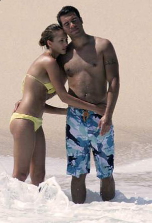 Jessica Alba sur la plage